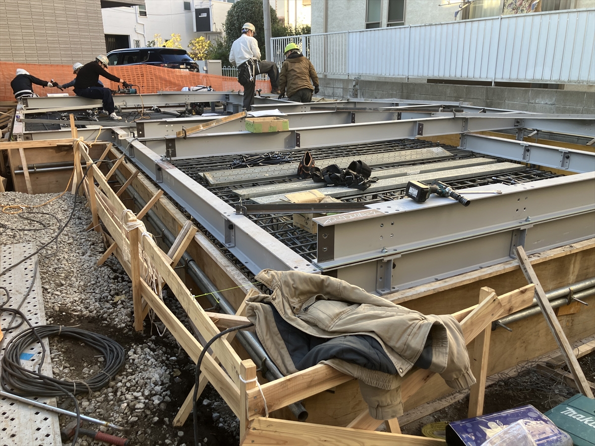 コトブキホームビルダー目黒区A邸AP基礎工事